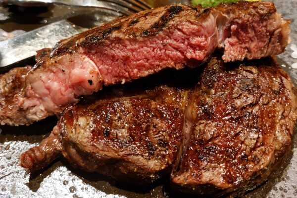 Marbled beef Ribeye steak (USA)