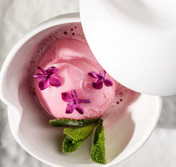 Ice-cream and sorbets in assortment