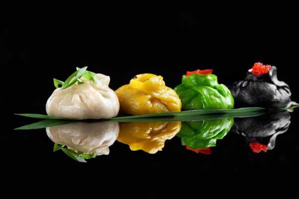 Momo (Tibetan dumplings) with vegetables