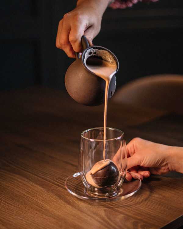 Fusion cocoa with marshmallow